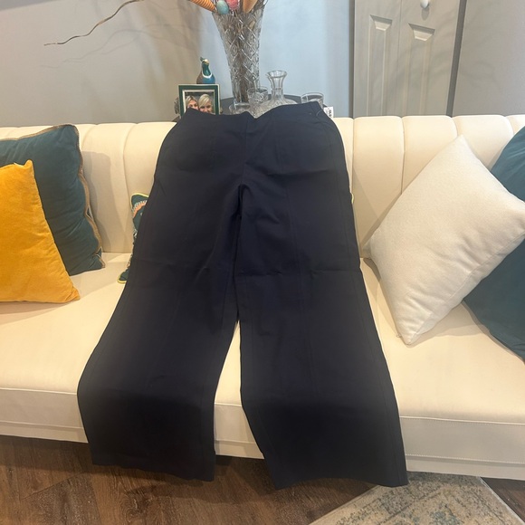 Old Navy Pixie Wide Leg Pull On Pants Sz. L Tall NWT Navy - Picture 2 of 2